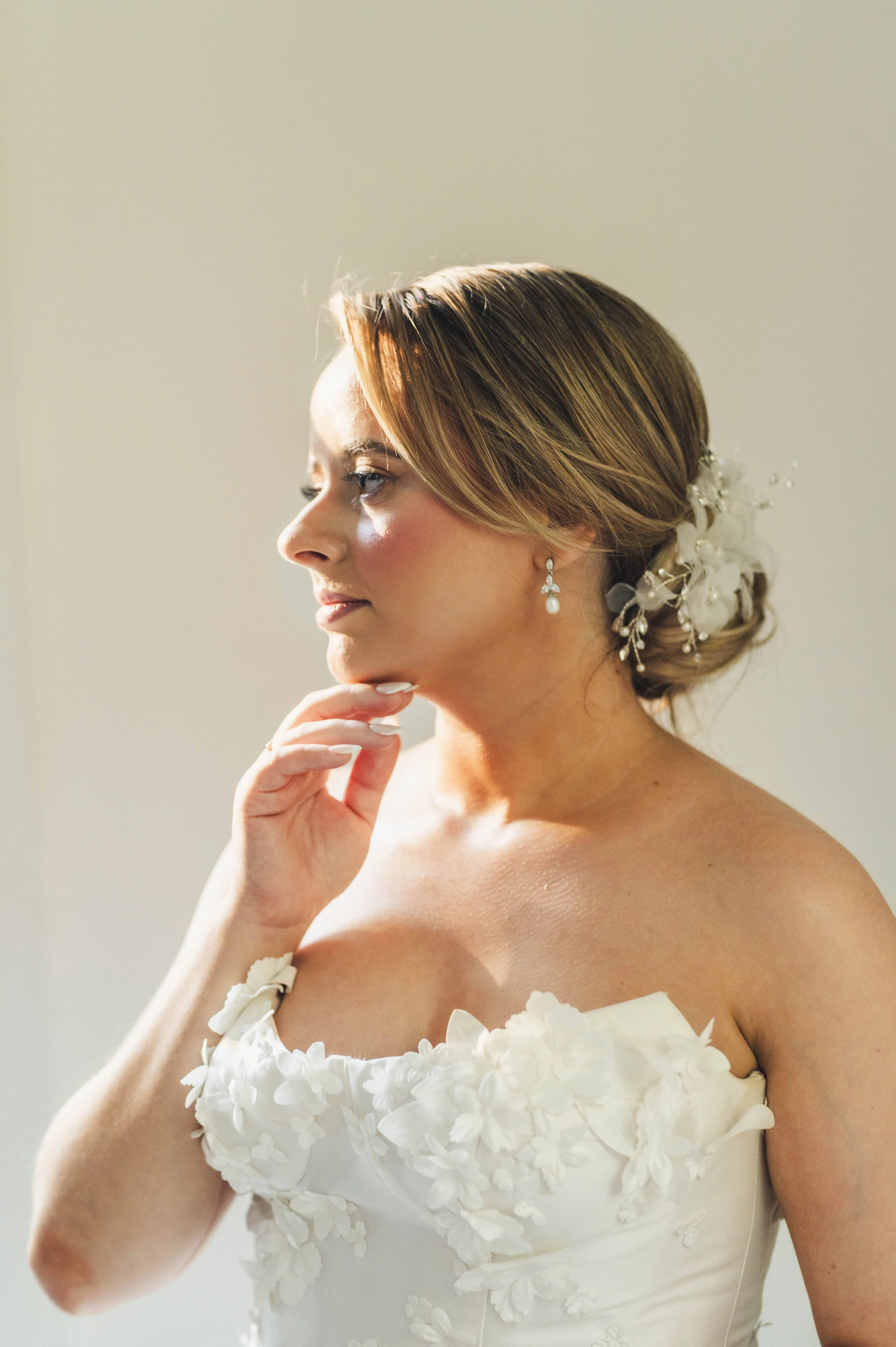 COURTNEY Freshwater Pearl Drop Earrings & Necklace Set