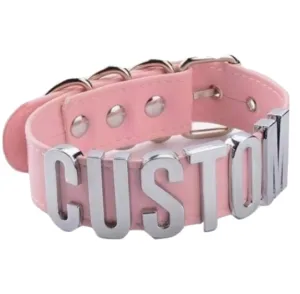 Custom Vegan Leather Choker