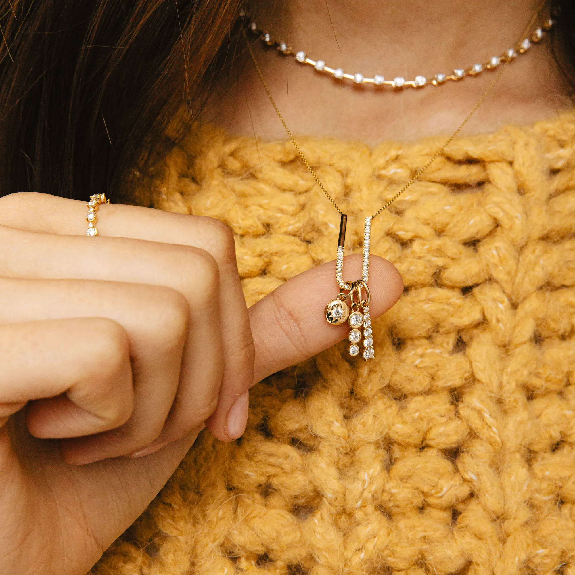 Cynthia Rose Charm Necklace