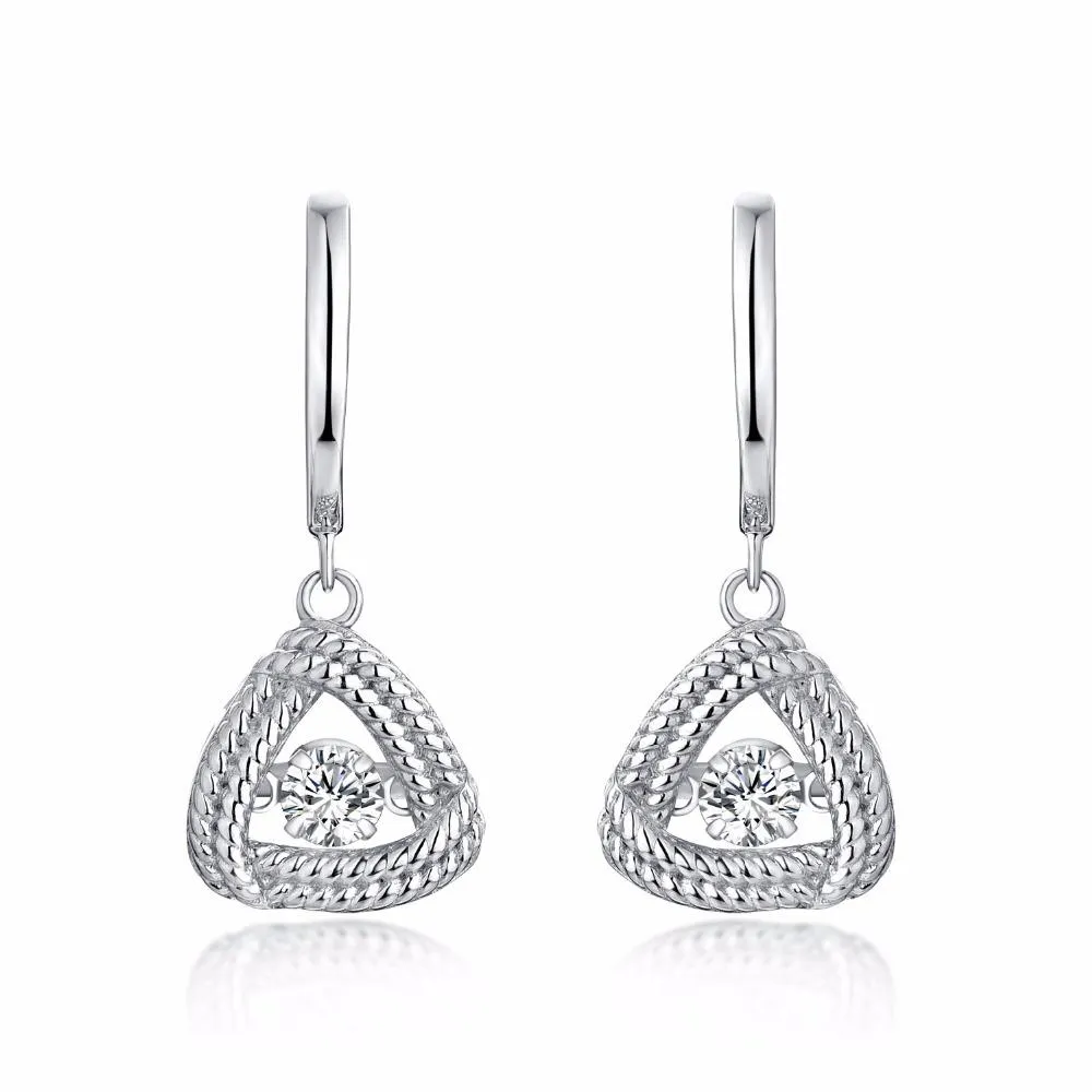 Dancing Natural Topaz Stylish Wedding Women Earrings