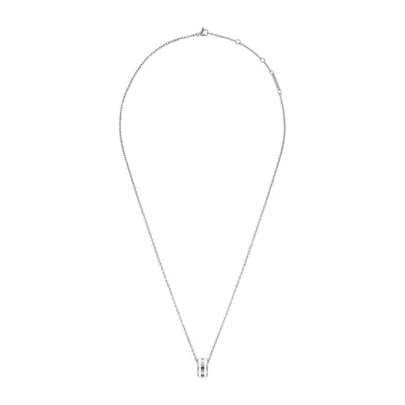 Daniel Wellington Emalie Necklace Silver White