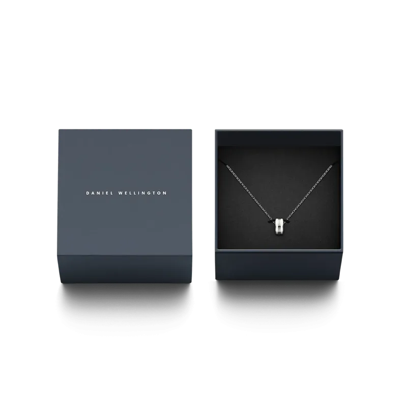 Daniel Wellington Emalie Necklace Silver White