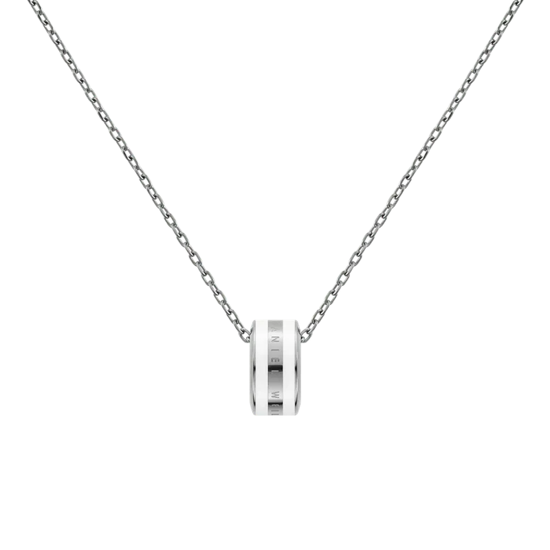 Daniel Wellington Emalie Necklace Silver White