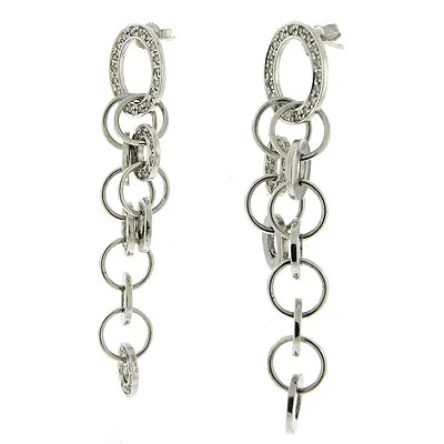 Diamond Dangling Earrings