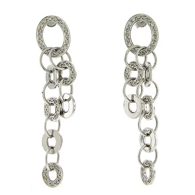 Diamond Dangling Earrings