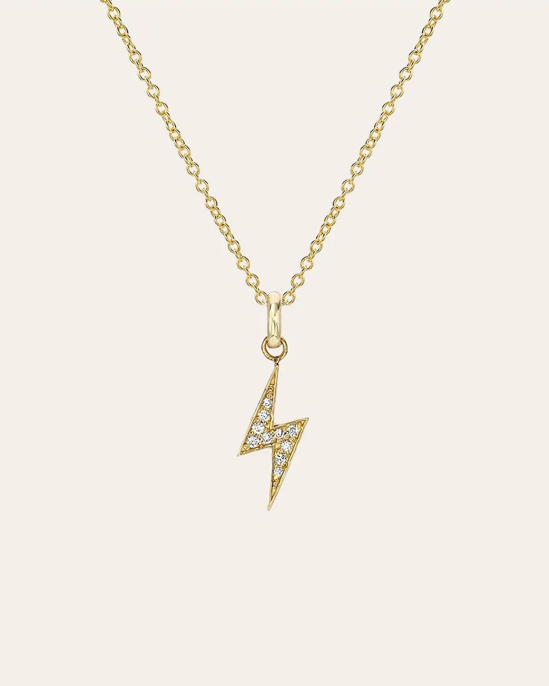 Diamond Lightning Bolt Necklace