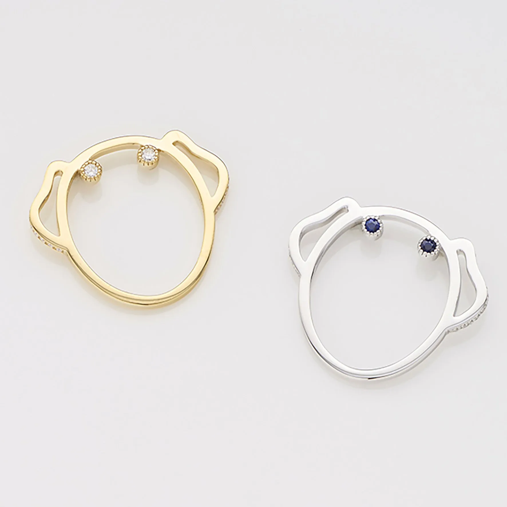 Diamond Puppy Ring