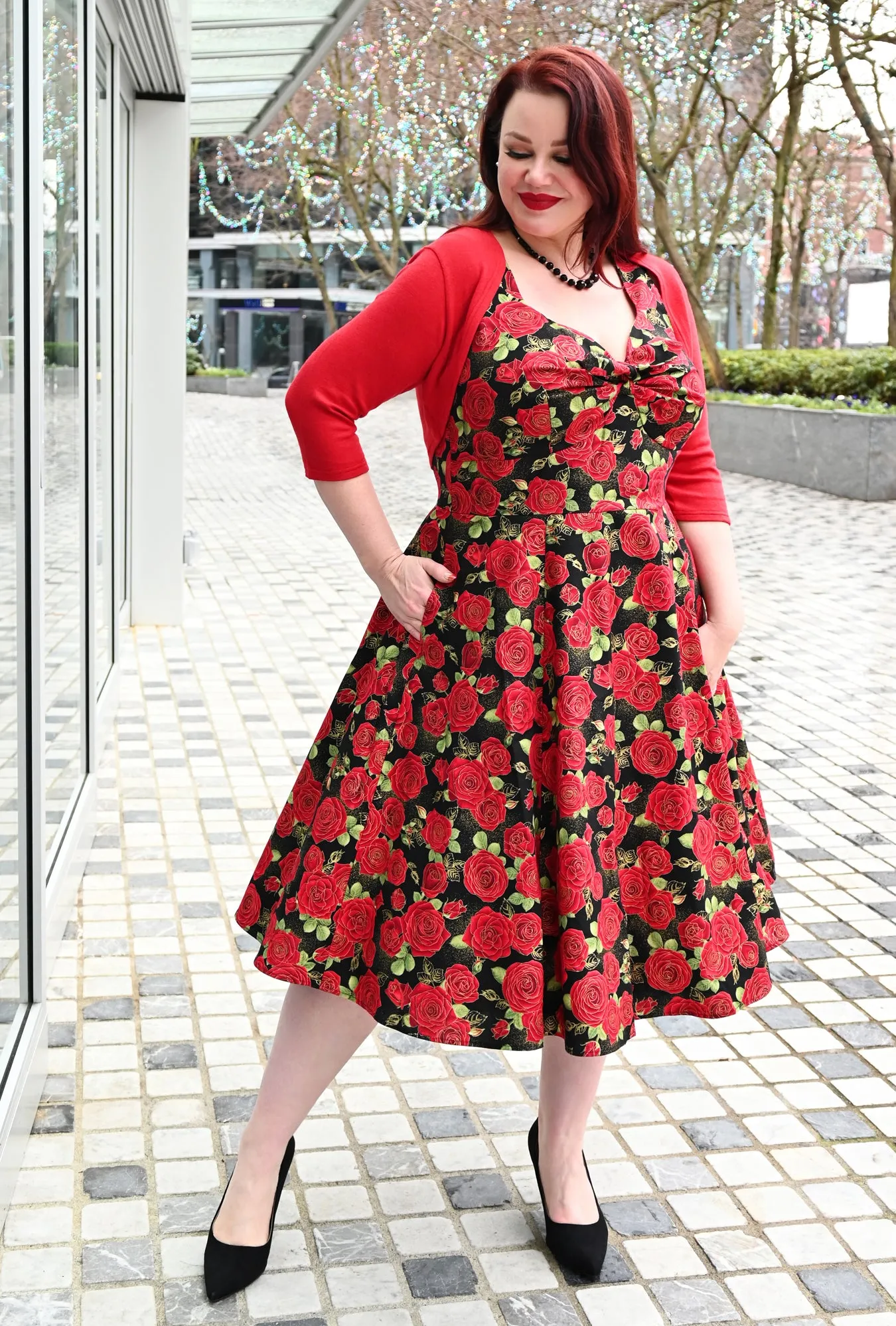 Diane - Queen of Thorns - Red Rose Dress