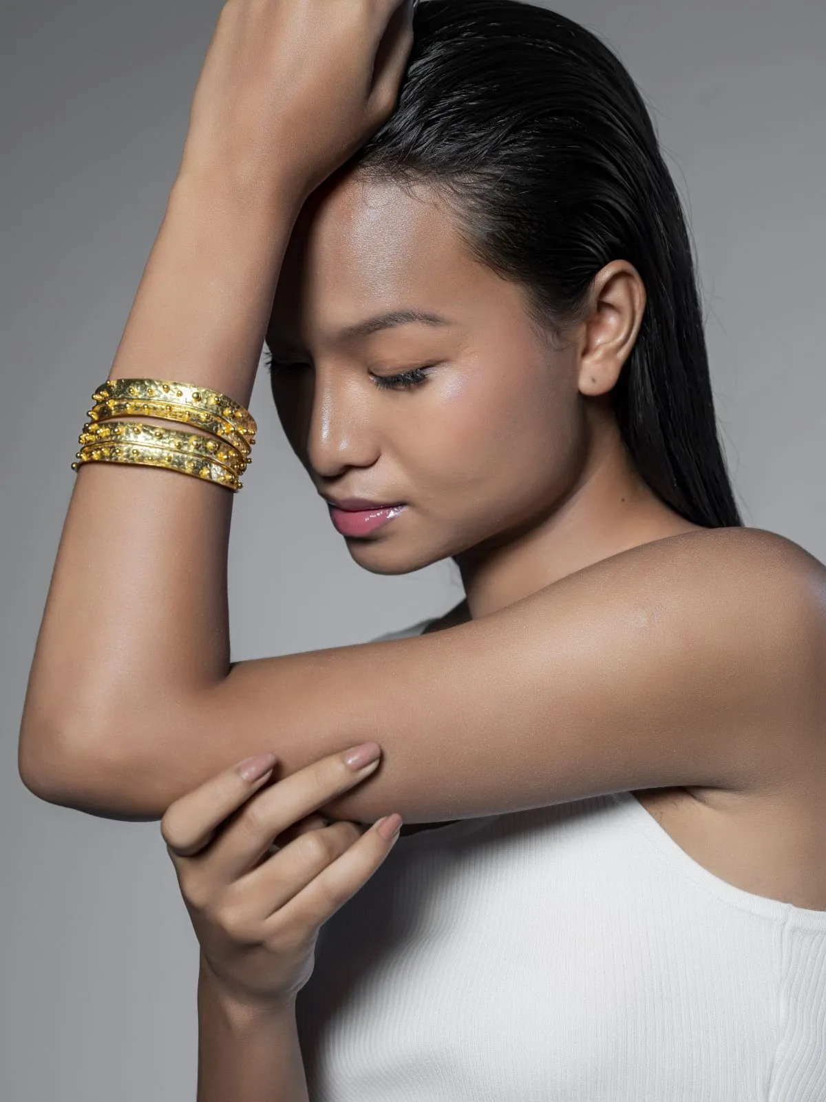 Dira Bangle Morning Dew Set of 2