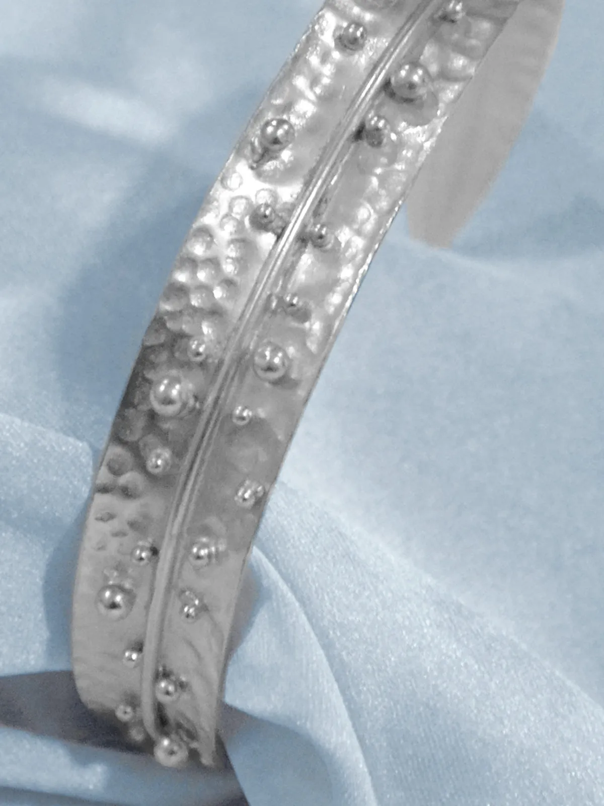 Dira Bangle Morning Dew Silver Set of 2