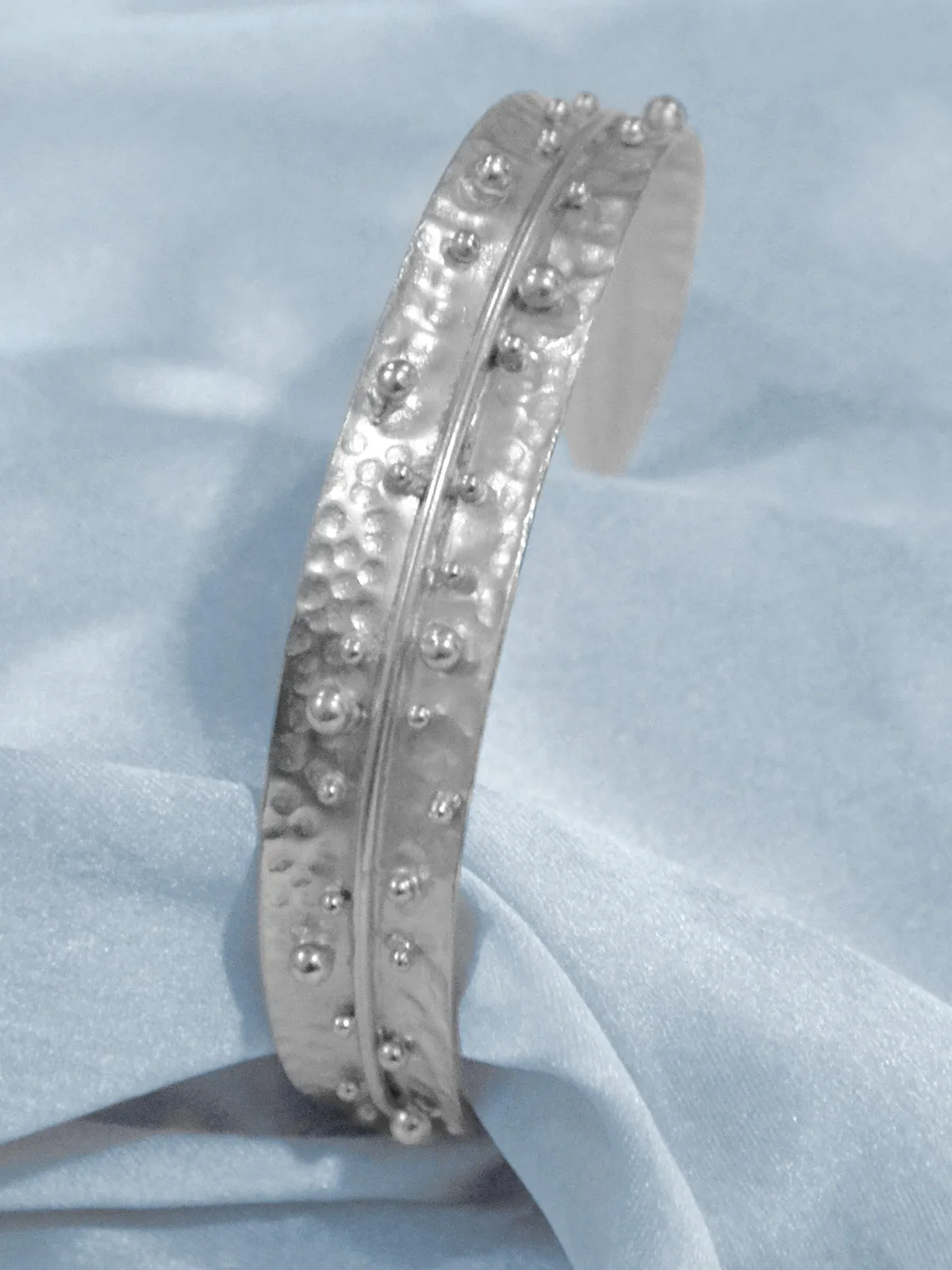 Dira Bangle Morning Dew Silver Set of 2