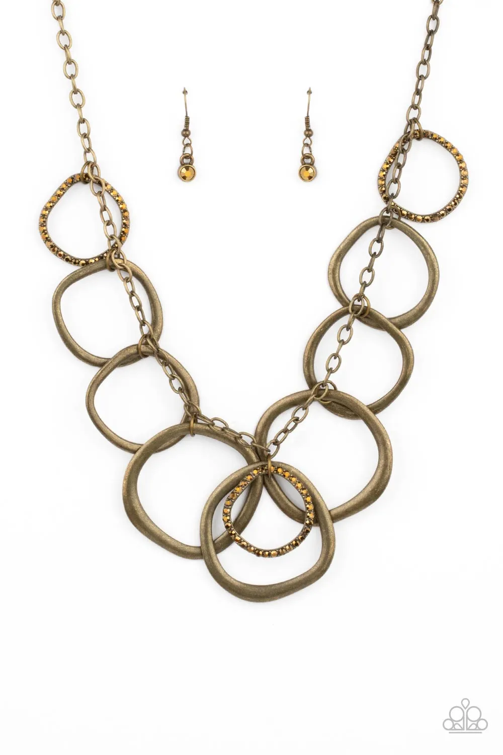 Dizzy With Desire - Brass Necklace