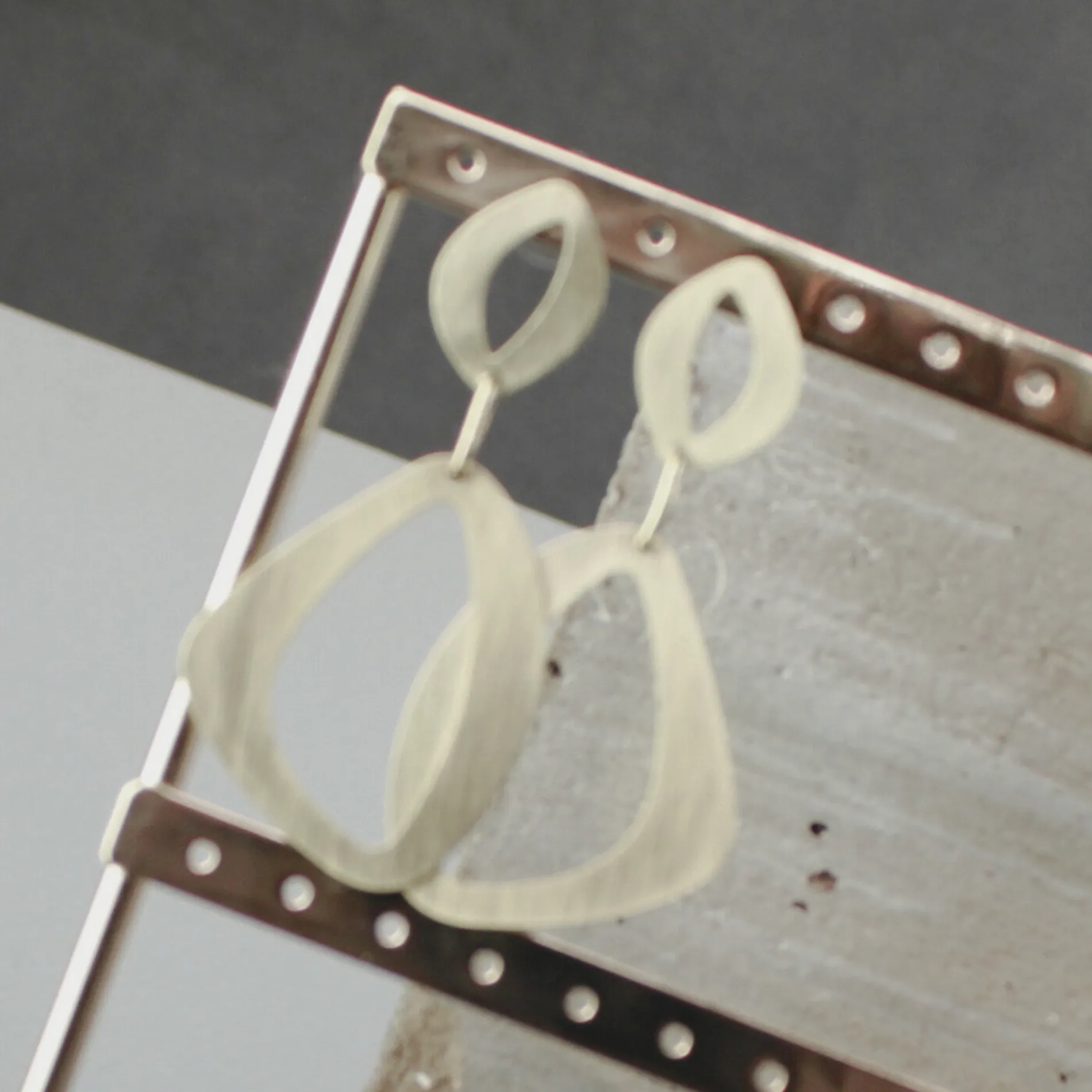 DNSK - Alaya Asymmetrical Statement Earring Gold