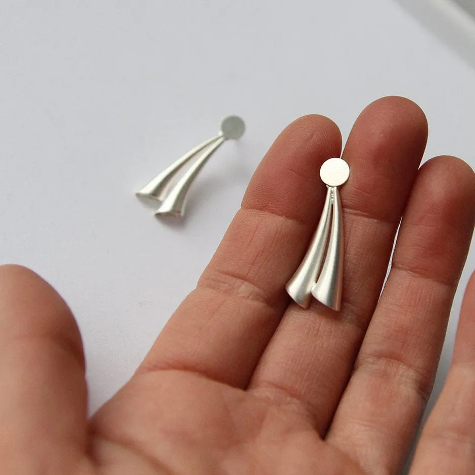 Double Flute Earring