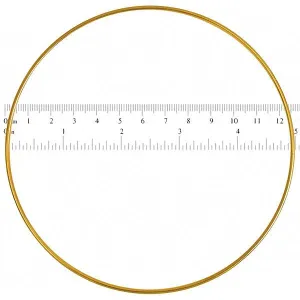 Dream Catcher Ring 5" Brass 100/pk