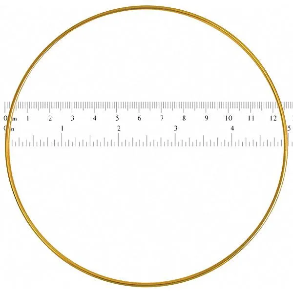 Dream Catcher Ring 5" Brass 100/pk