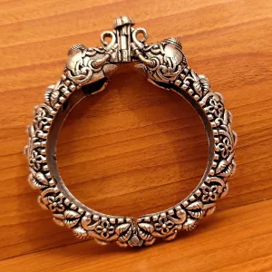 ELEPHANT LOOK ANTIQUE GERMAN SILVER OPENABLE KADA
