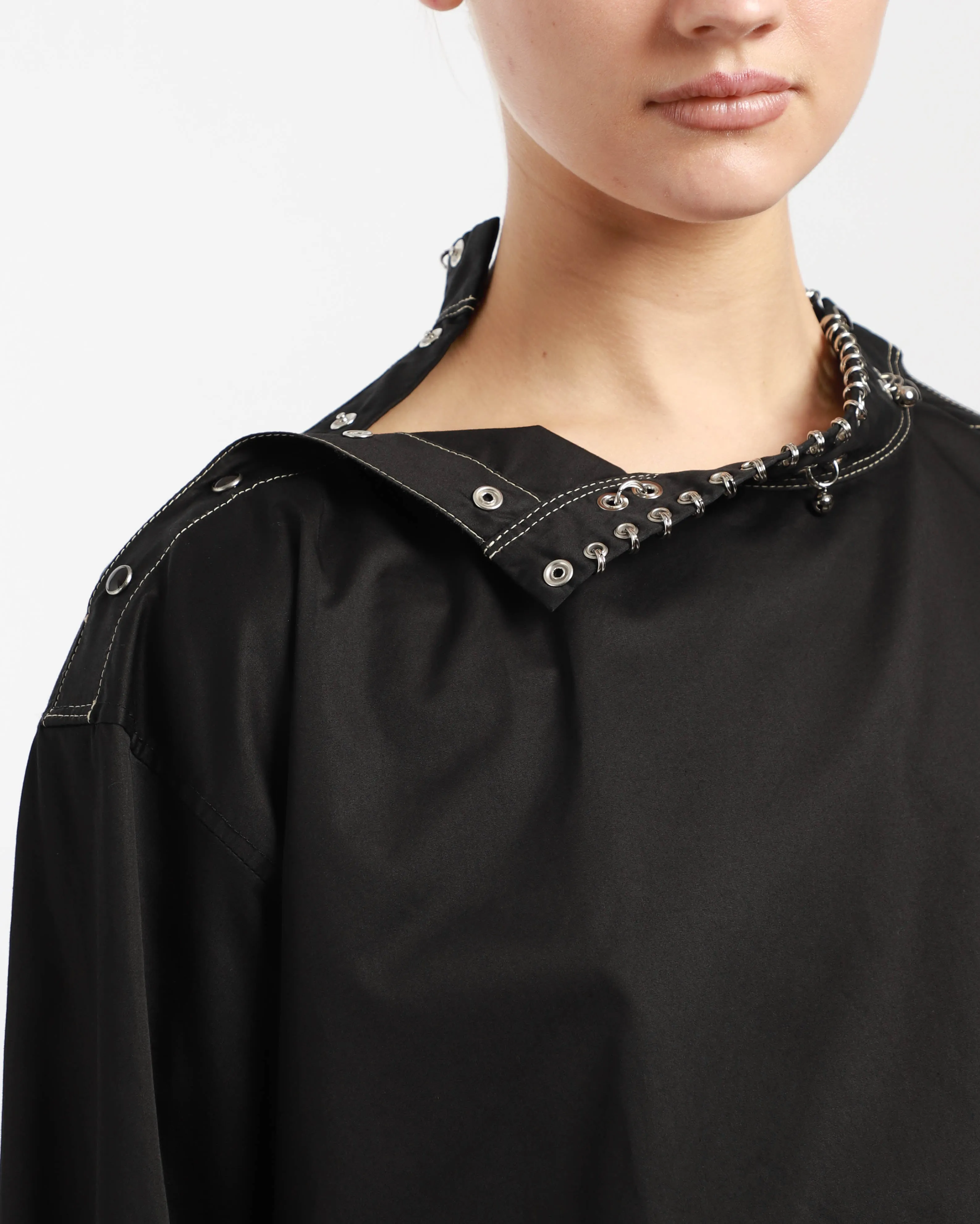 Embellished Metal Top