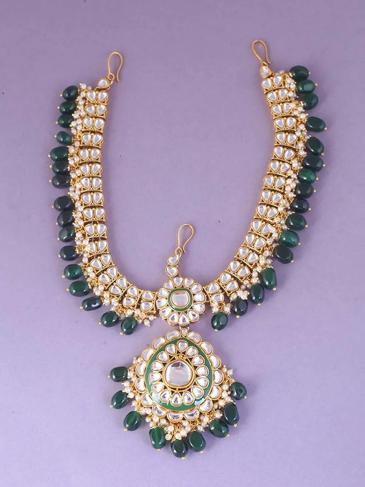 Emerald Aishwarya Bridal Jewellery Set