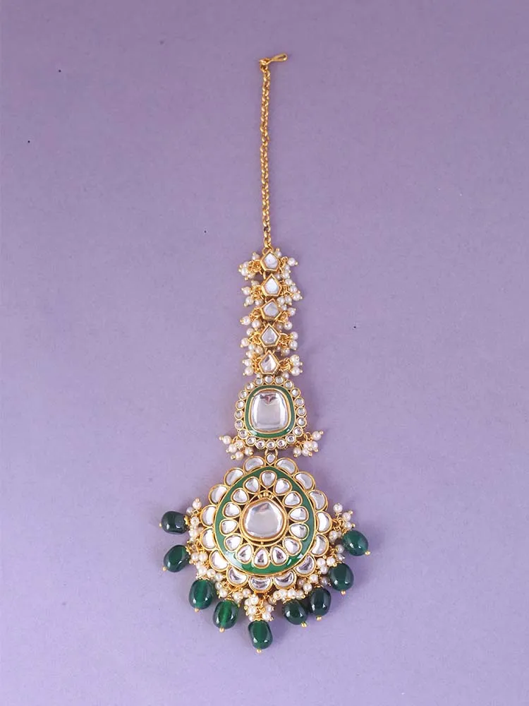 Emerald Aishwarya Bridal Jewellery Set