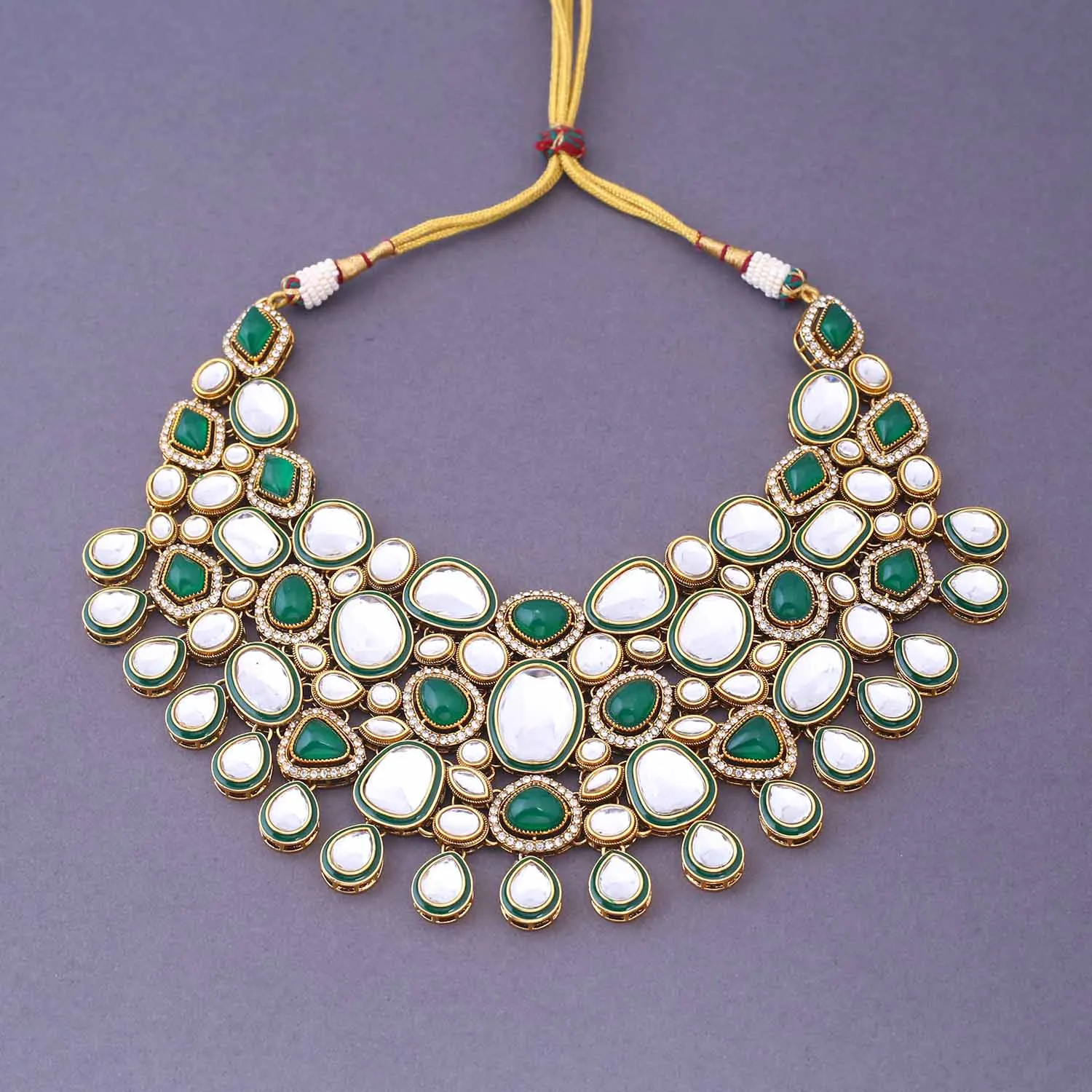 Emerald Arana Bridal Jewellery Set