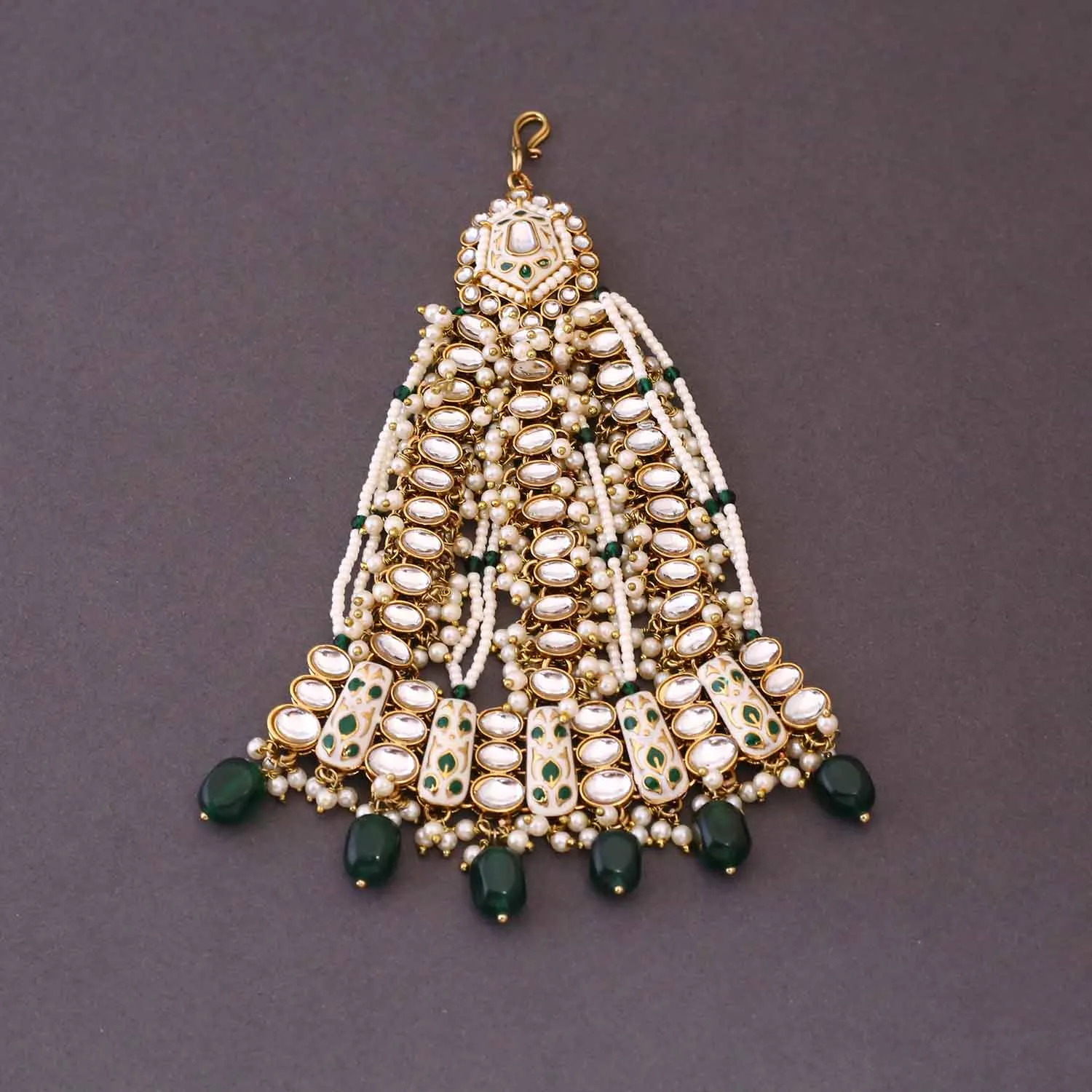 Emerald Gaurika Bridal Jewellery Set
