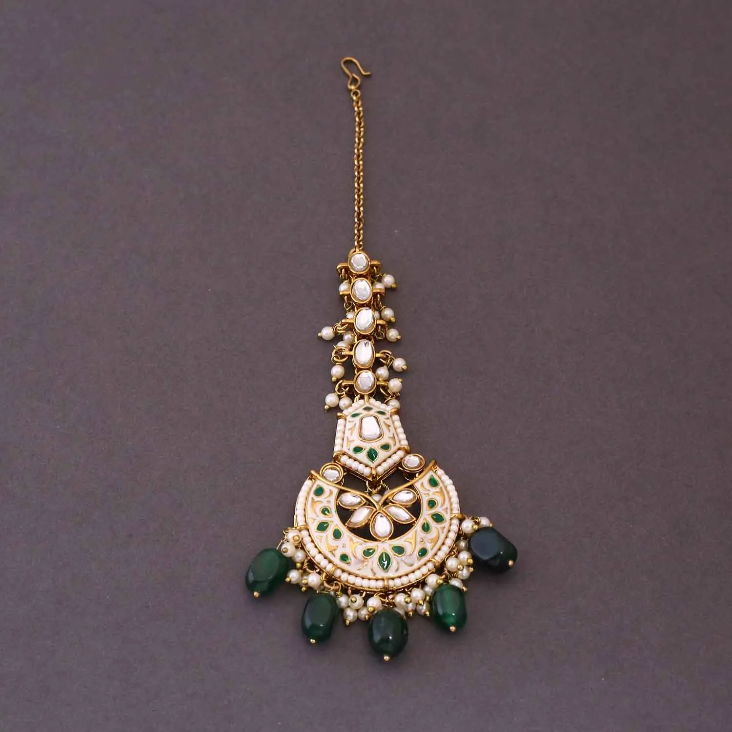Emerald Gaurika Bridal Jewellery Set