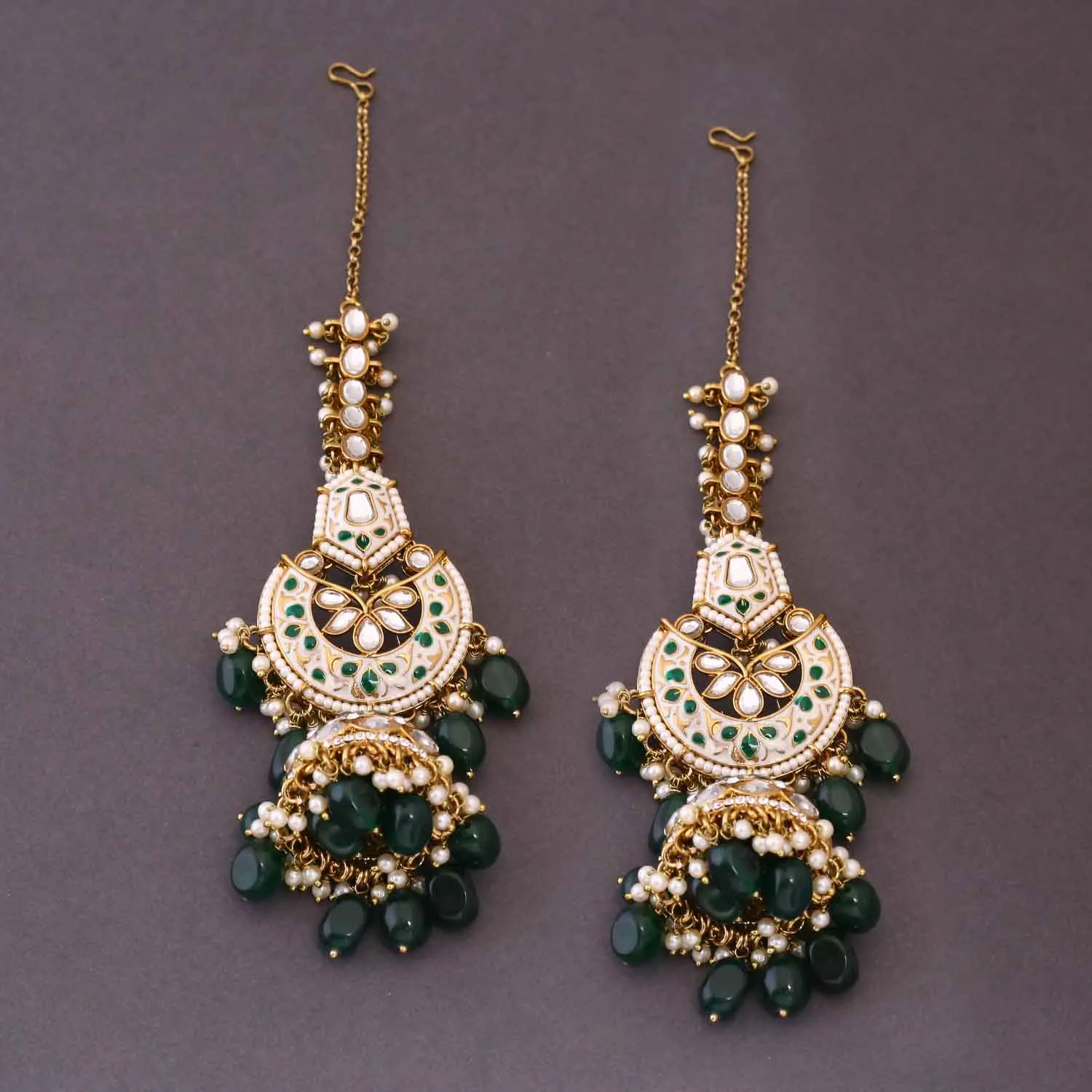 Emerald Gaurika Bridal Jewellery Set
