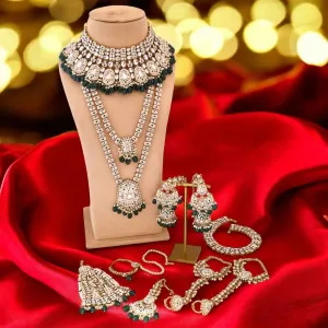 Emerald Gaurika Bridal Jewellery Set