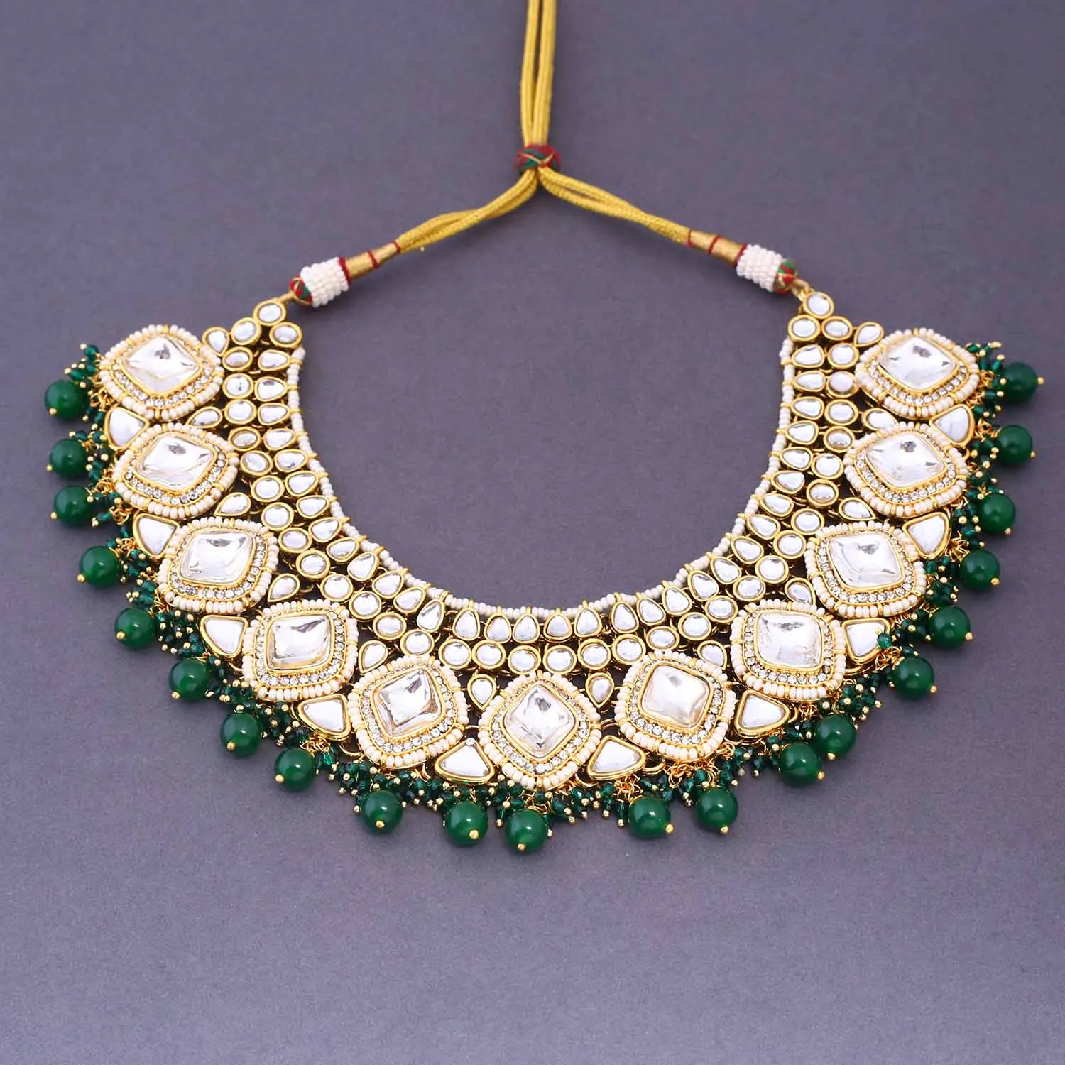 Emerald Nadiya Bridal Jewellery Set
