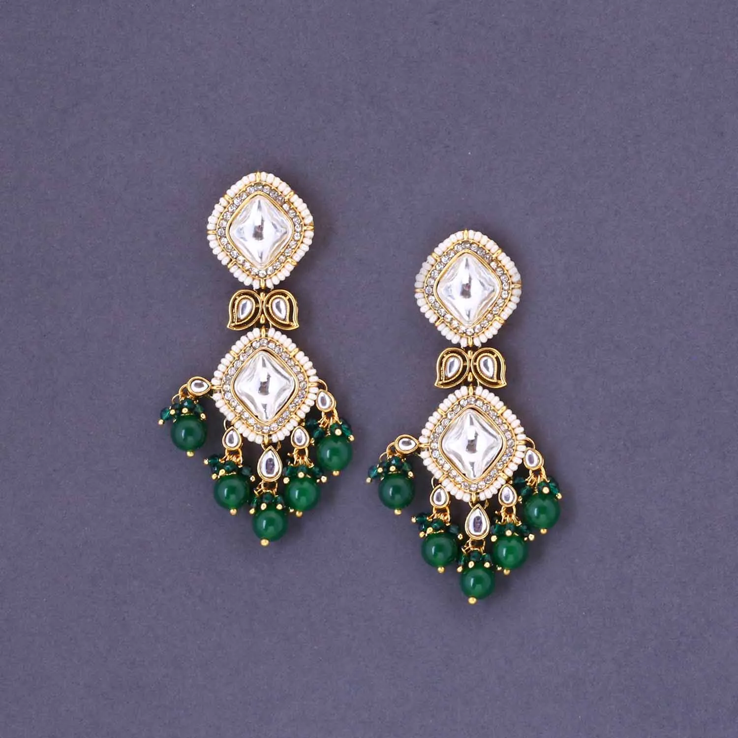 Emerald Nadiya Bridal Jewellery Set