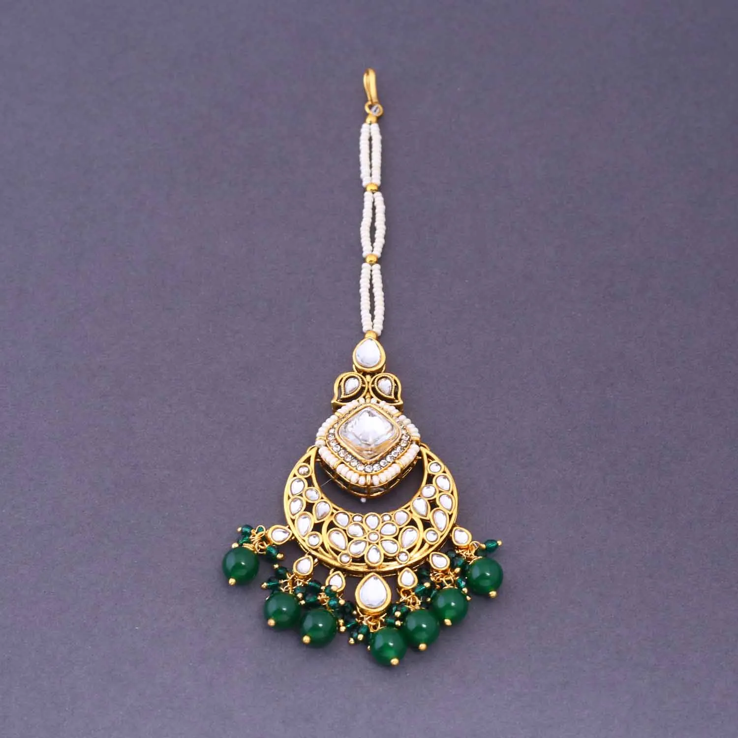 Emerald Nadiya Bridal Jewellery Set