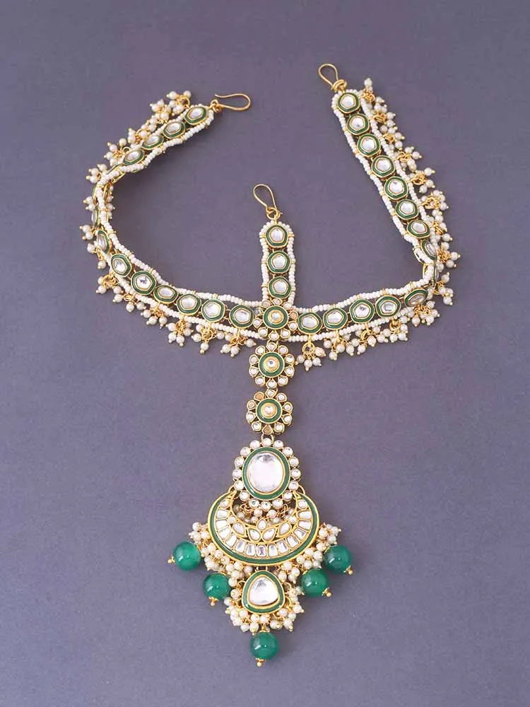 Emerald Nandhini Bridal Jewellery Set