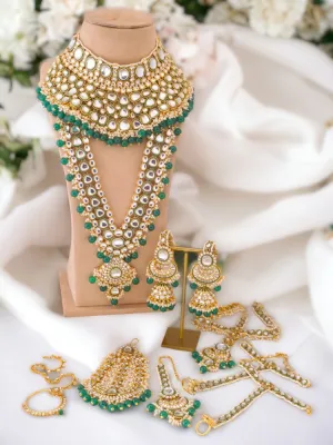 Emerald Nandhini Bridal Jewellery Set