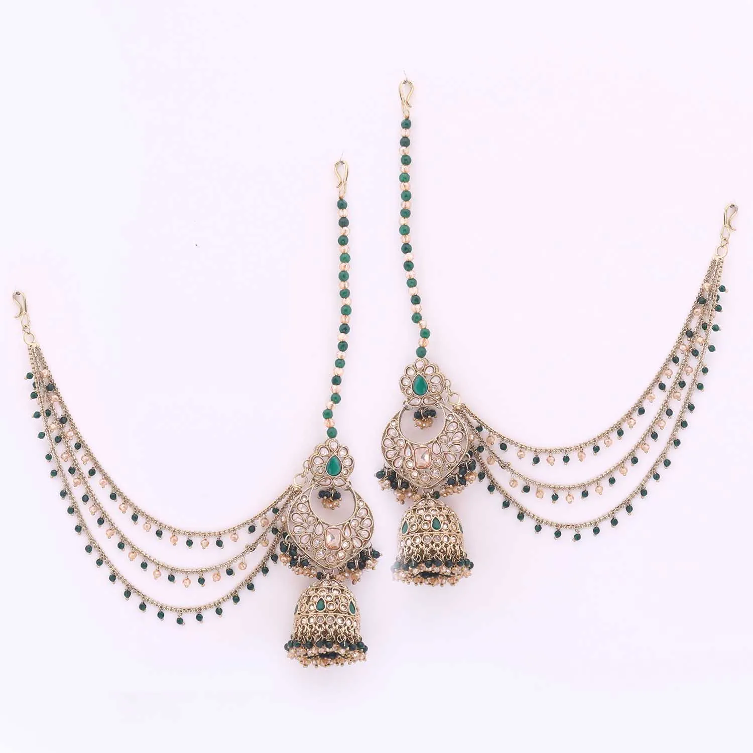 Emerald Rajina Bridal Jewellery Set