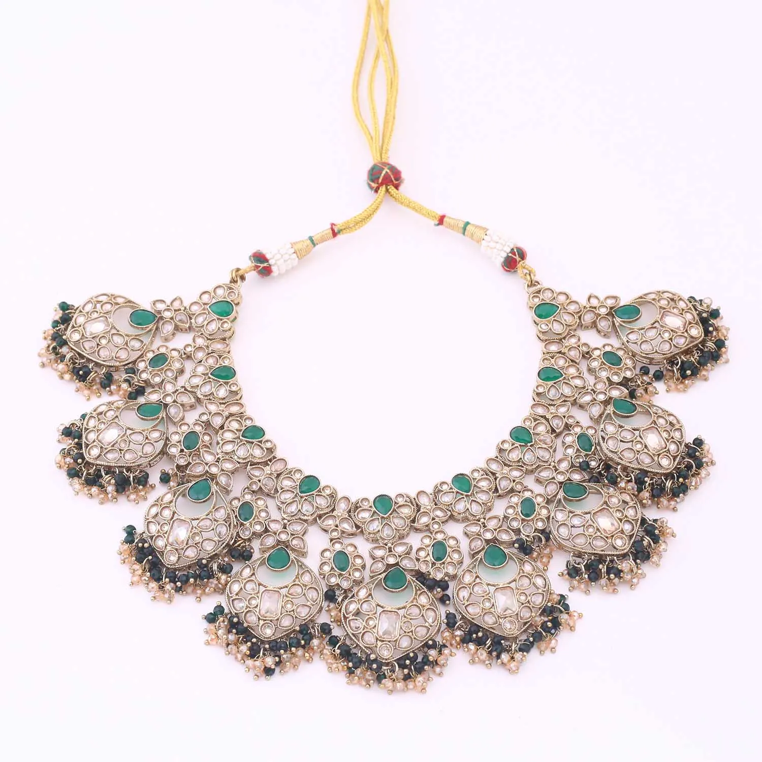 Emerald Rajina Bridal Jewellery Set