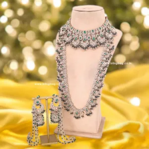 Emerald Rajina Bridal Jewellery Set