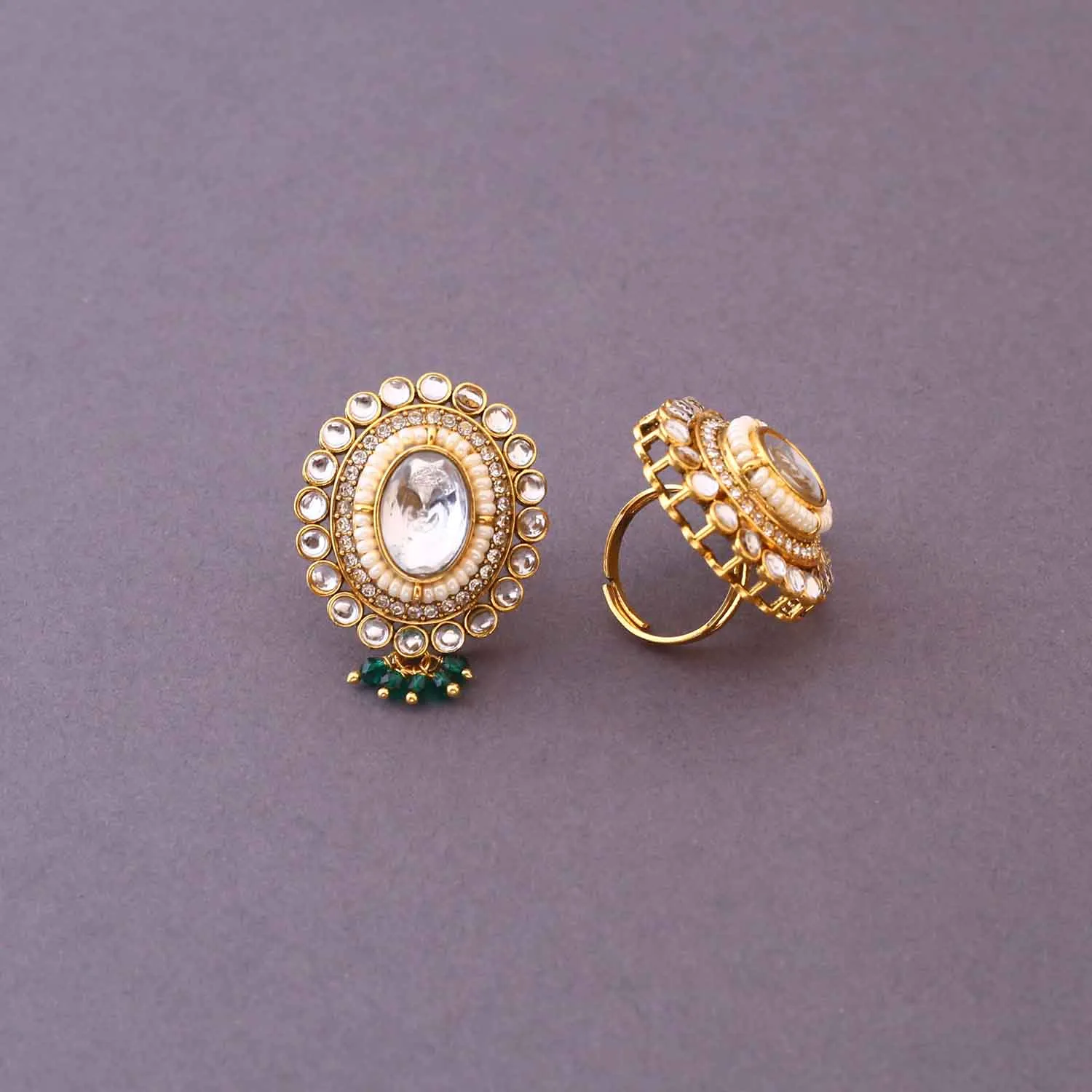 Emerald SamarthI Bridal Jewellery Set