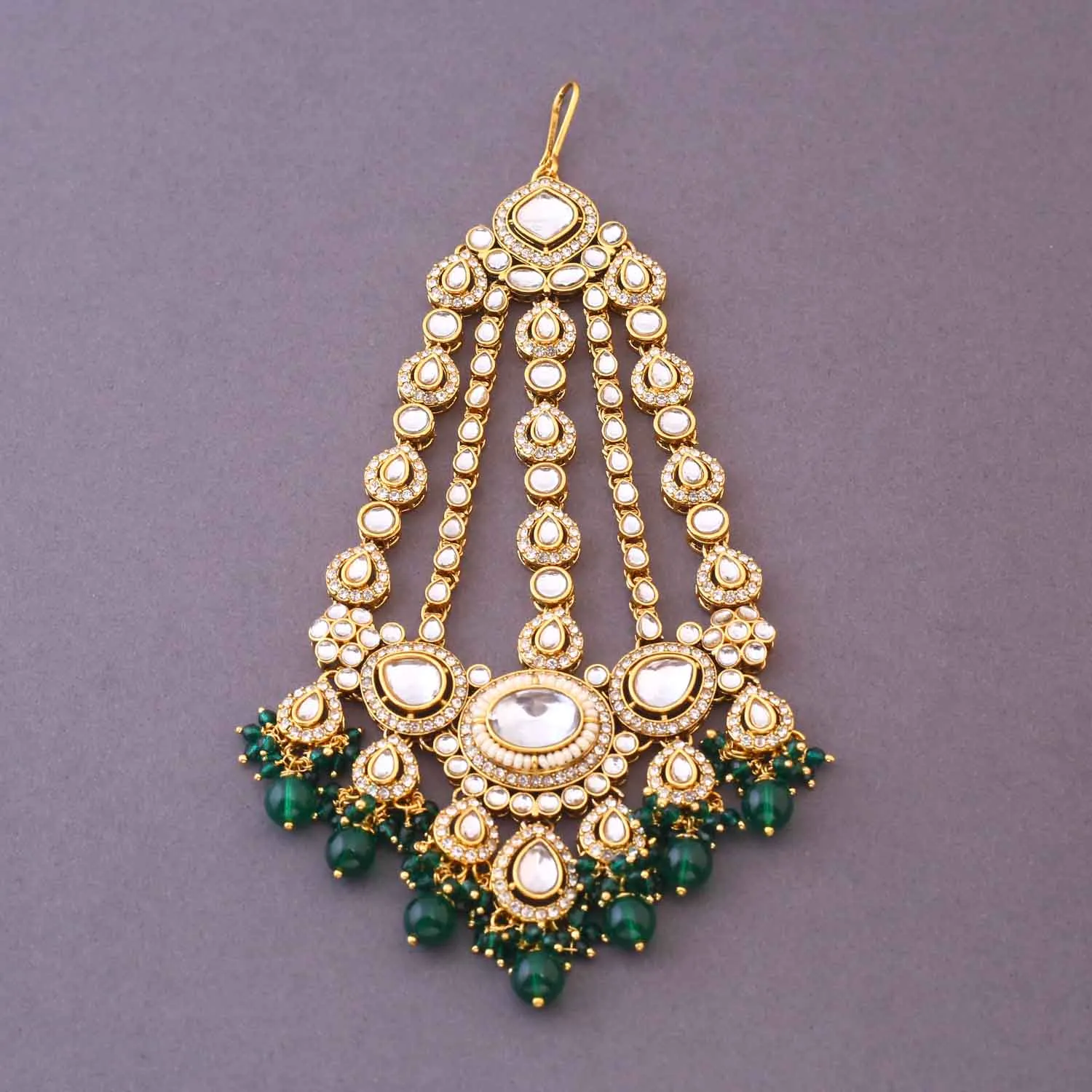 Emerald SamarthI Bridal Jewellery Set