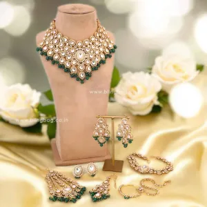 Emerald SamarthI Bridal Jewellery Set