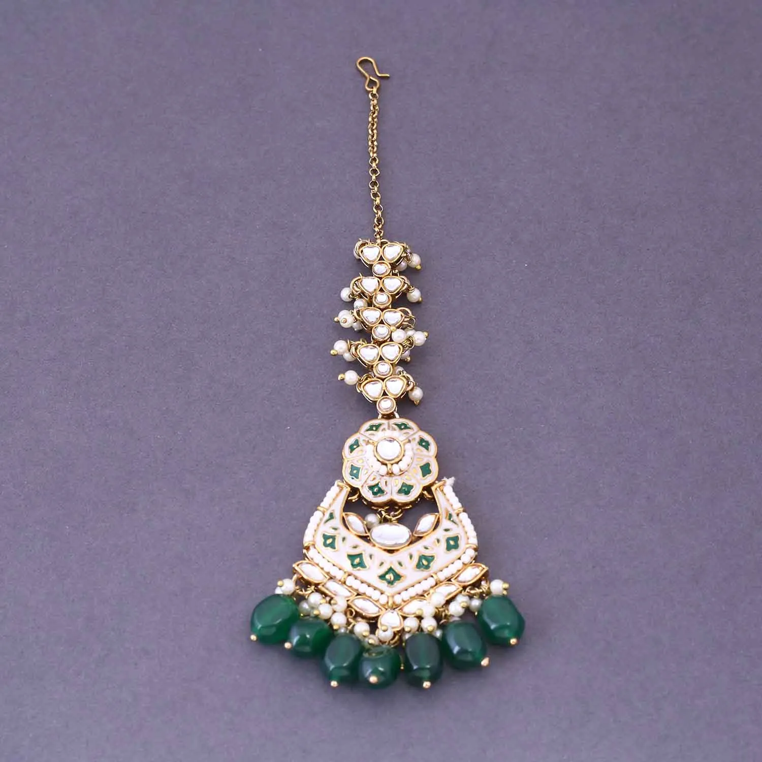 Emerald Sarthi Bridal Jewellery Set