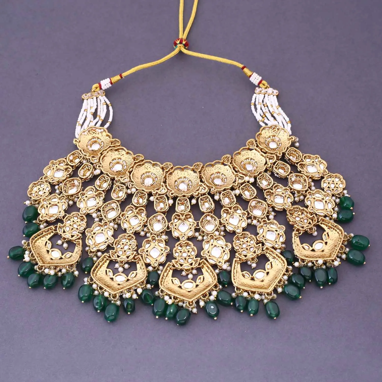 Emerald Sarthi Bridal Jewellery Set