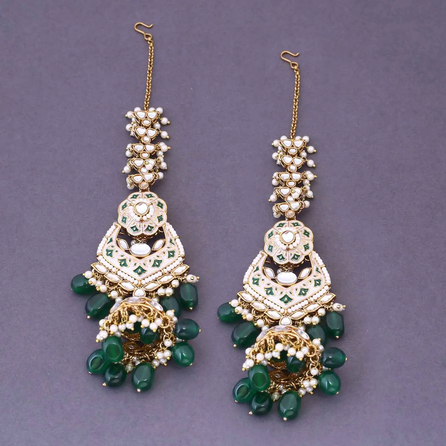 Emerald Sarthi Bridal Jewellery Set