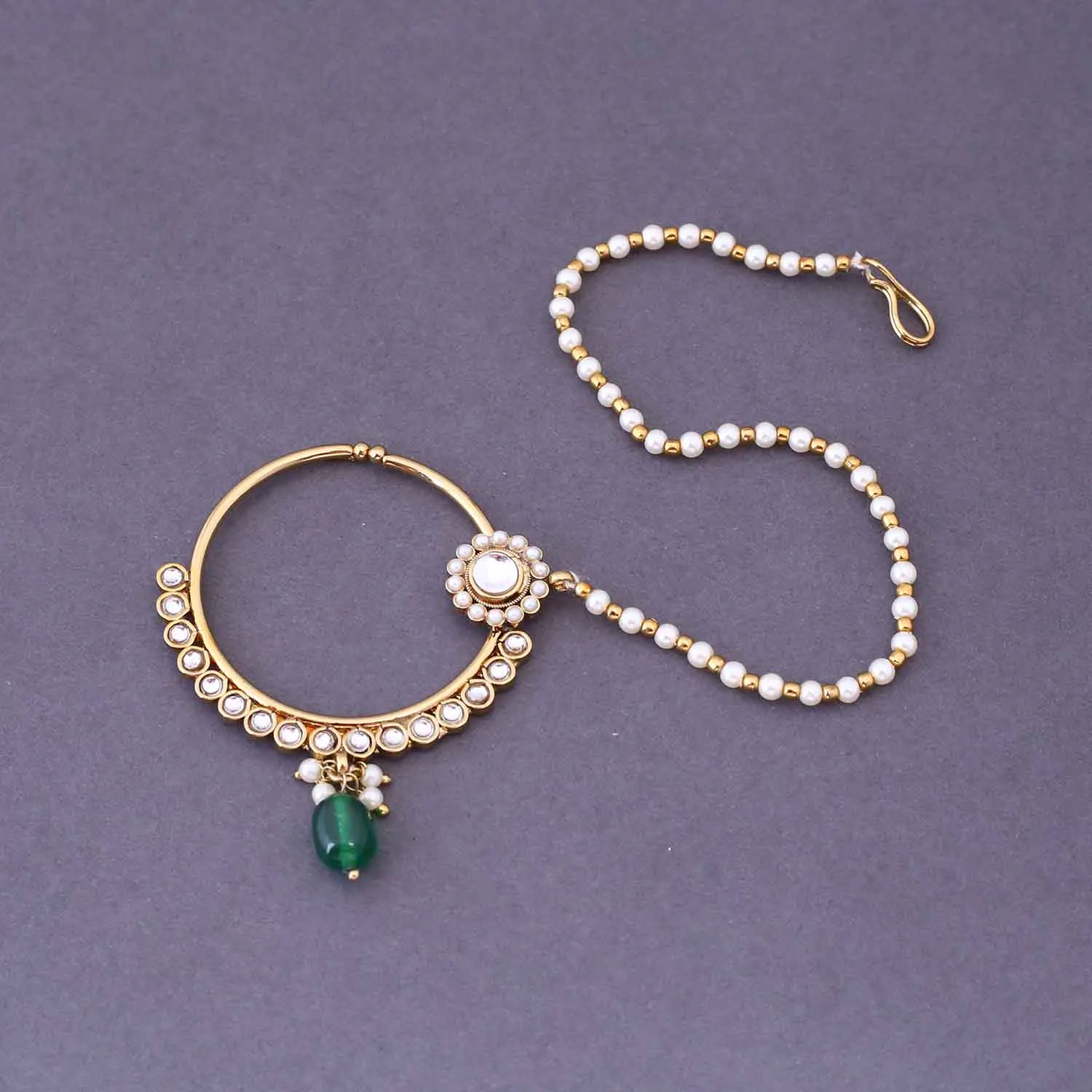 Emerald Sarthi Bridal Jewellery Set