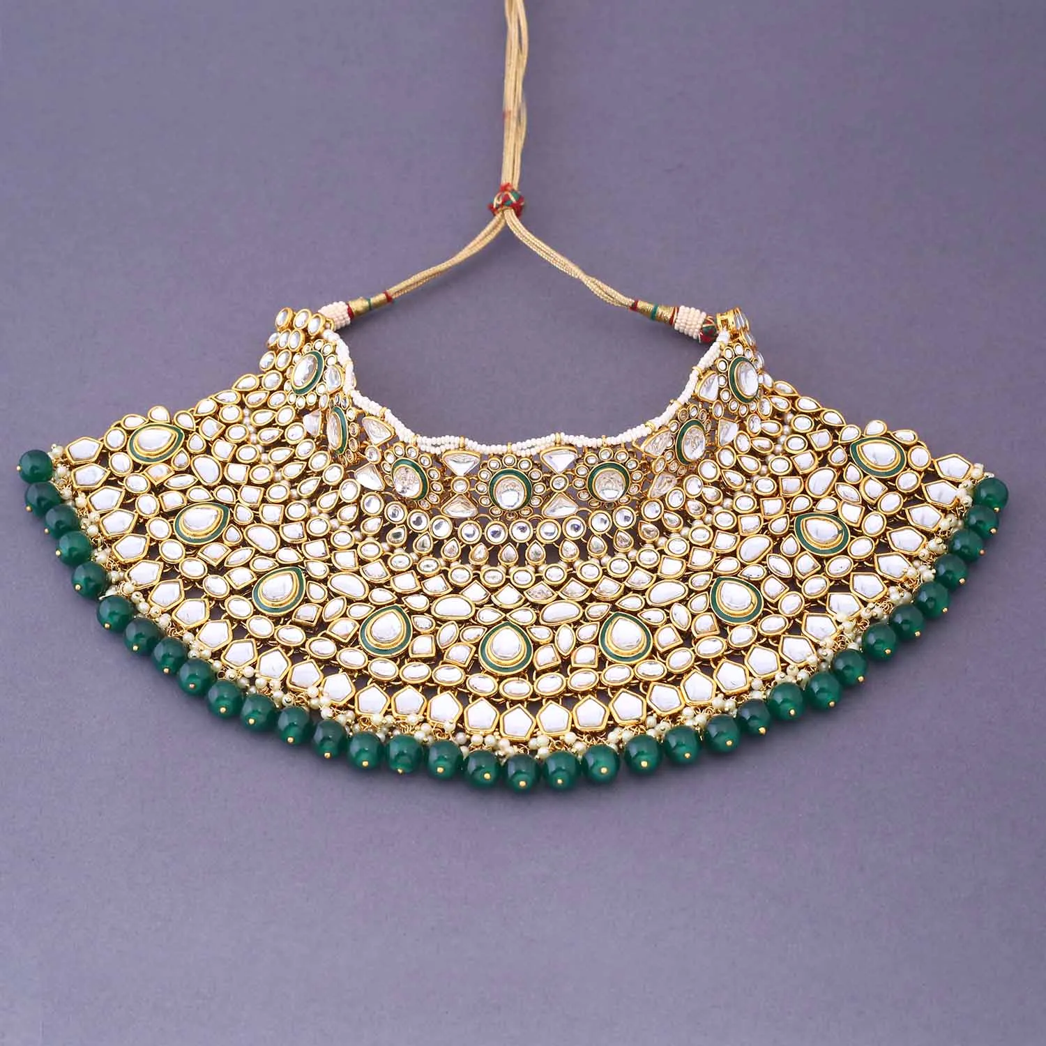 Emerald Seetani Bridal Jewellery Set