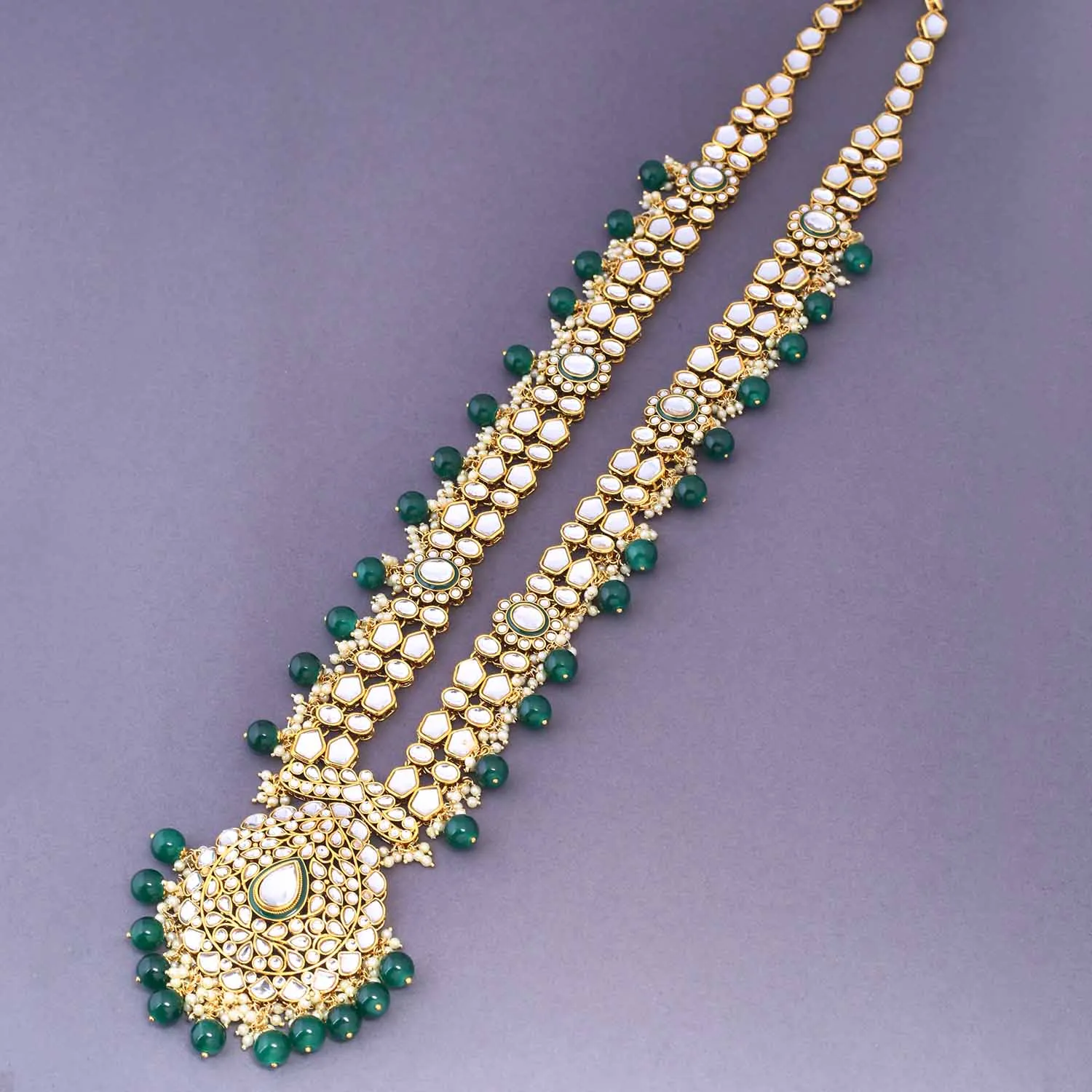 Emerald Seetani Bridal Jewellery Set