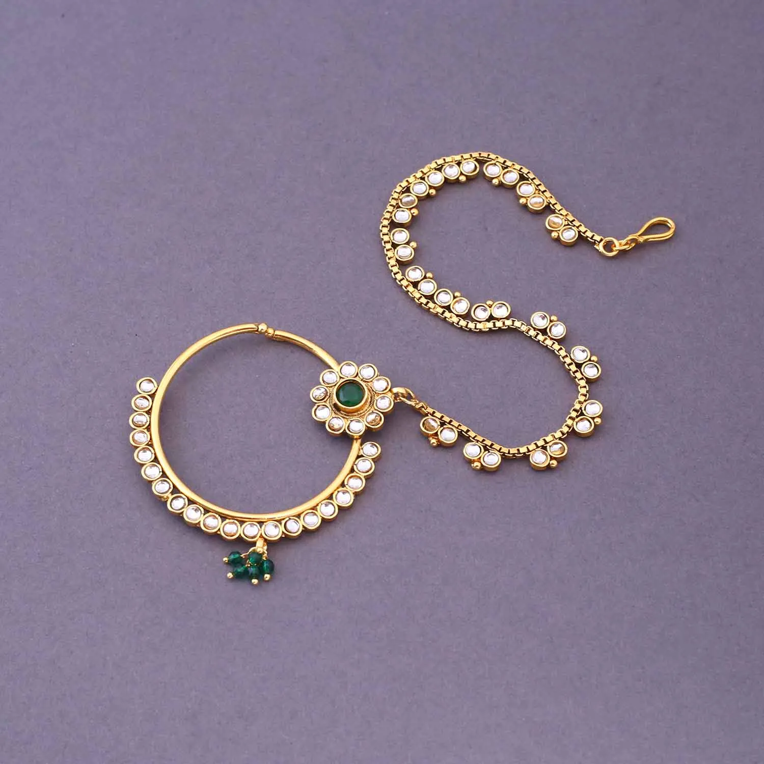 Emerald Smarak Bridal Jewellery Set