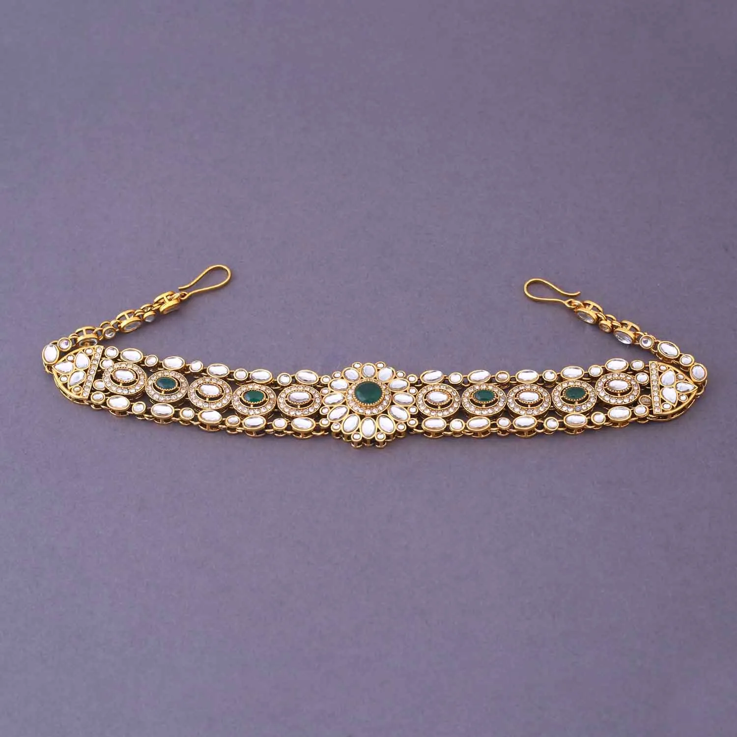 Emerald Vihaani Bridal Jewellery Set