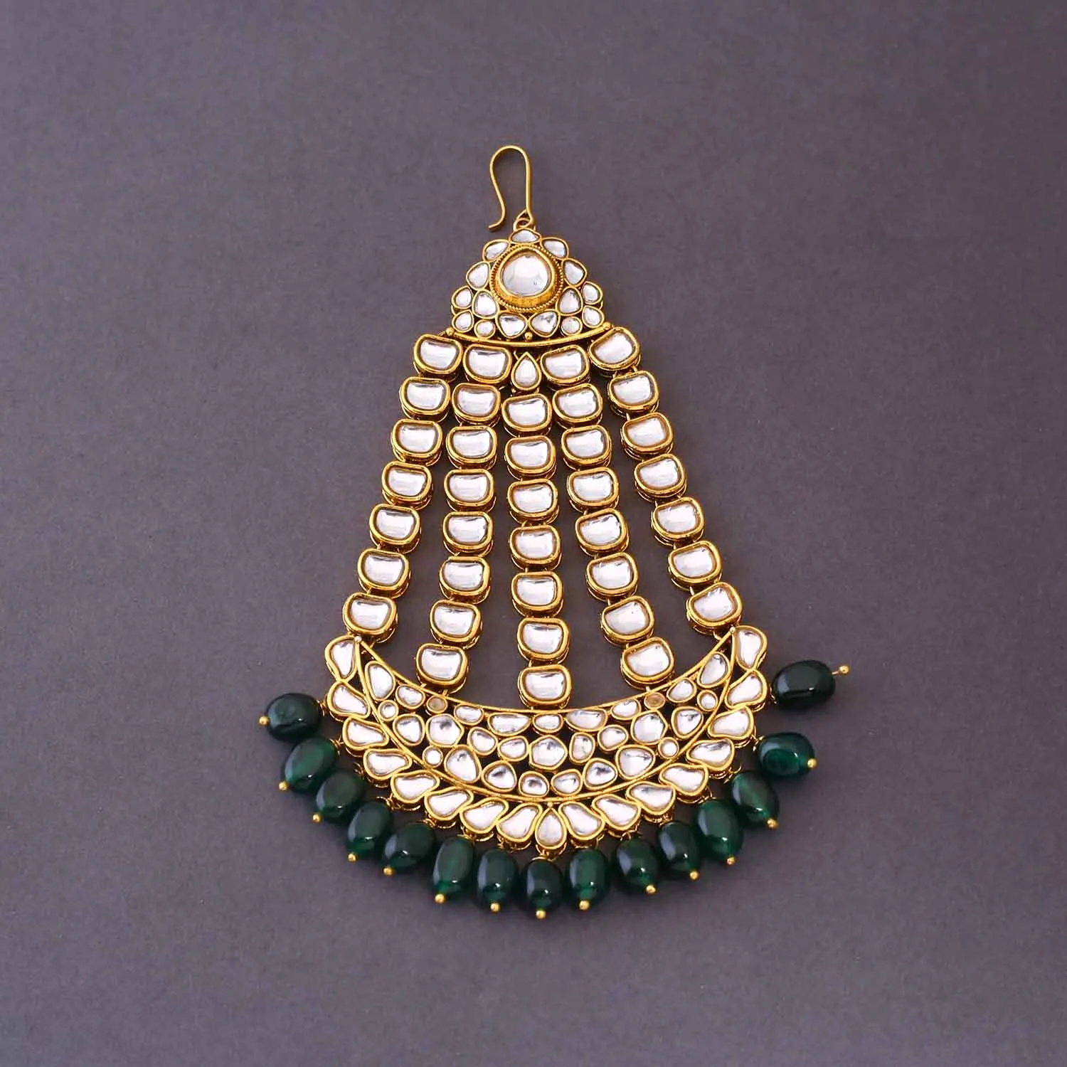 Emerald Vishalakshi Bridal Jewellery Set