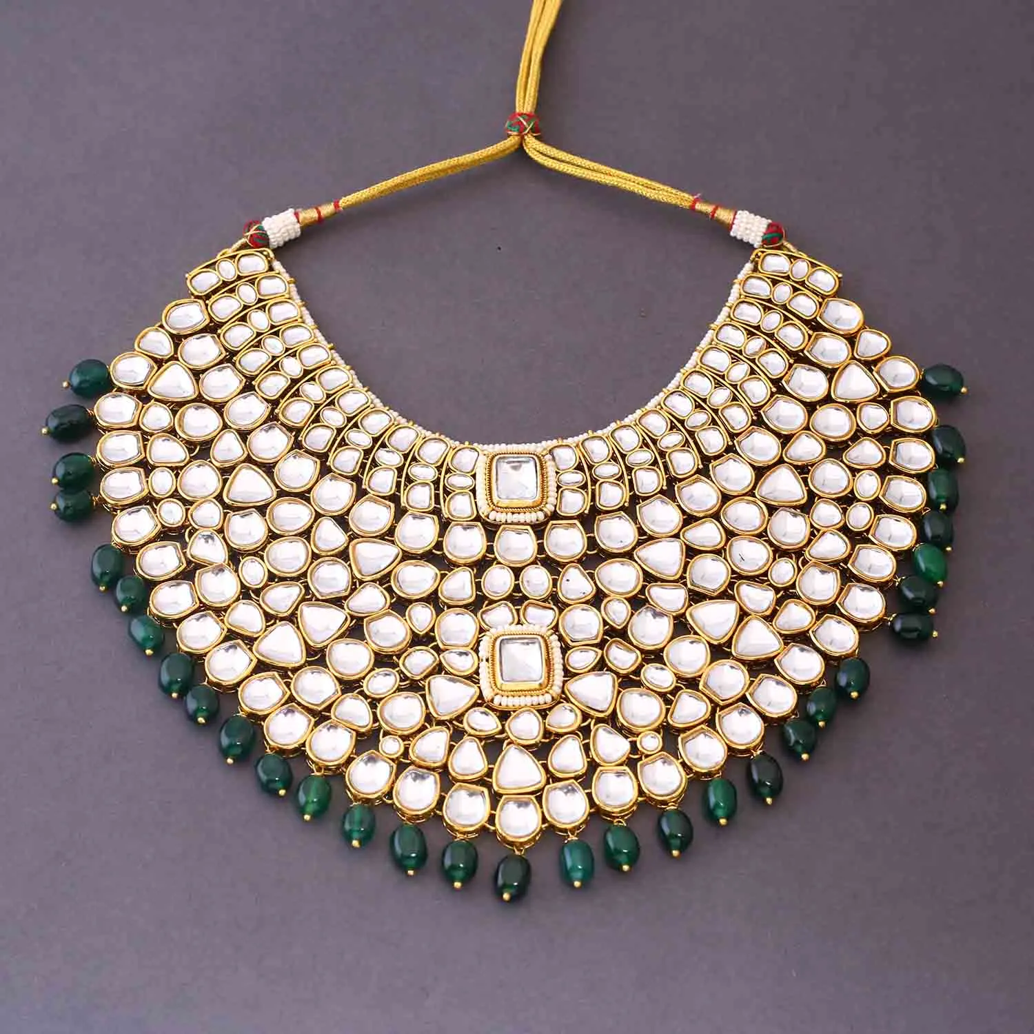 Emerald Vishalakshi Bridal Jewellery Set